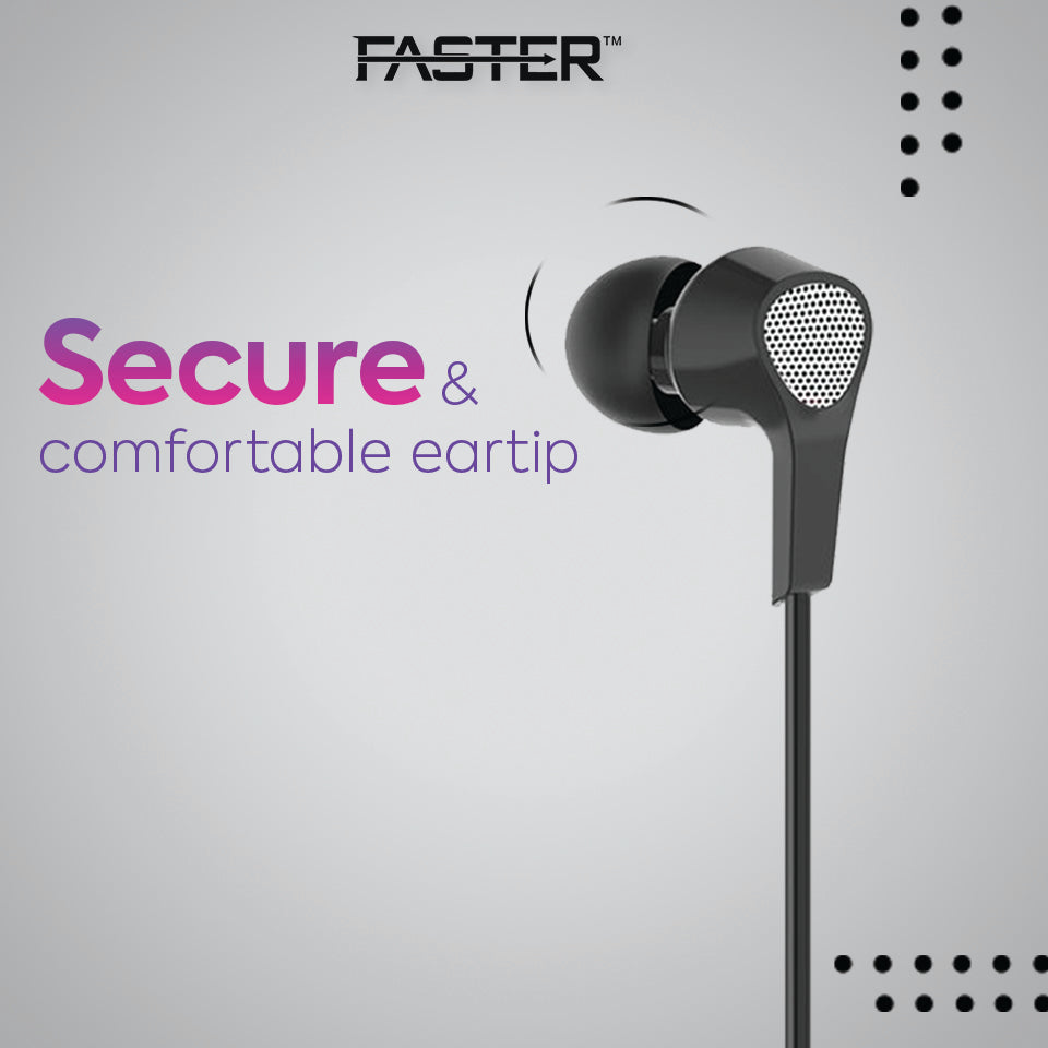 Music Delight: FASTER F15 Earphone for Every Beat