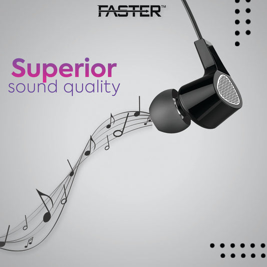 Music Delight: FASTER F15 Earphone for Every Beat