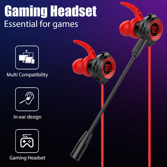 Double the Gaming Power: FASTER G900 Dual Gaming Headset with Detachable HD Long Mic