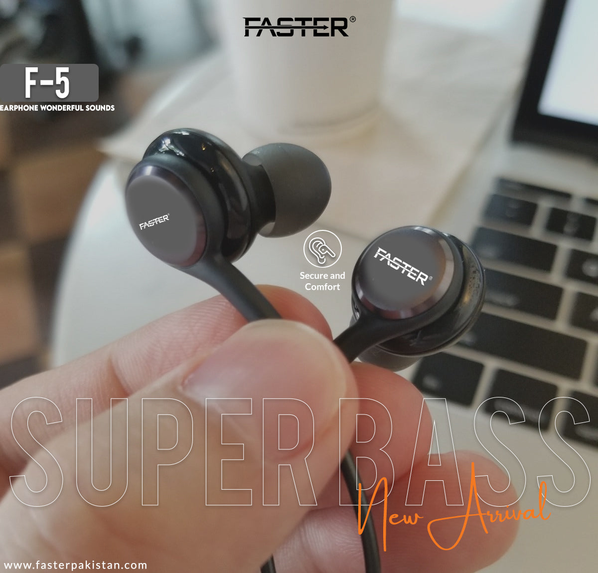 FASTER F5 SUPER BASS WONDERFULL SOUND EARPHONES
