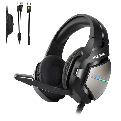 FASTER BG-200 Sound Gaming Headset with Noise Cancelling