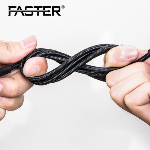 Powerful Connectivity: FASTER FC-100W Type-C to Type-C Cable