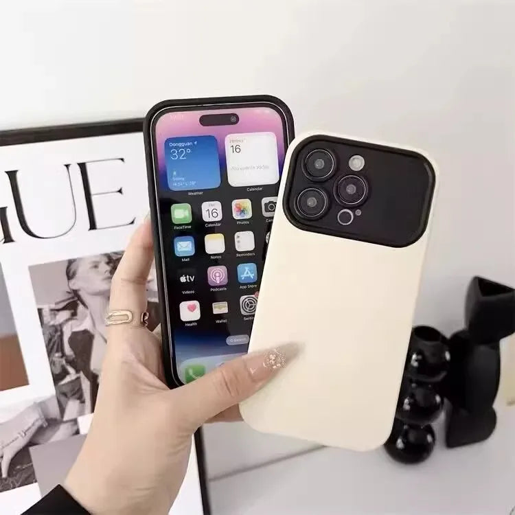Adorable and Practical: 2 in 1 Dual Color Matte Silicone Phone Case for iPhone