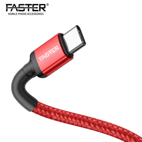 High-Power Connectivity: FASTER FC-60W Type-C to Type-C Cable