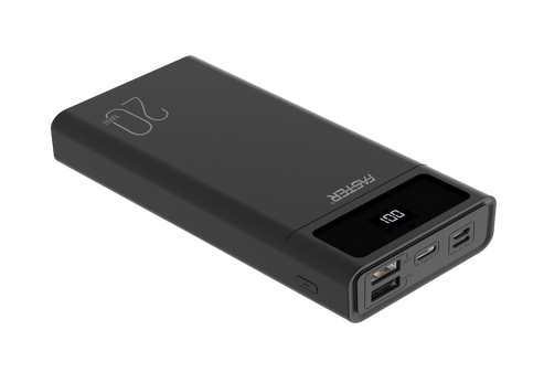 Fast Charge on the Go: FASTER S20 PD-20W 20000mAh Power Bank
